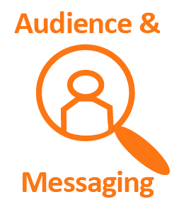 audience and messaging icon