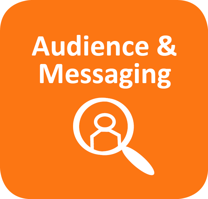 audience and messaging icon