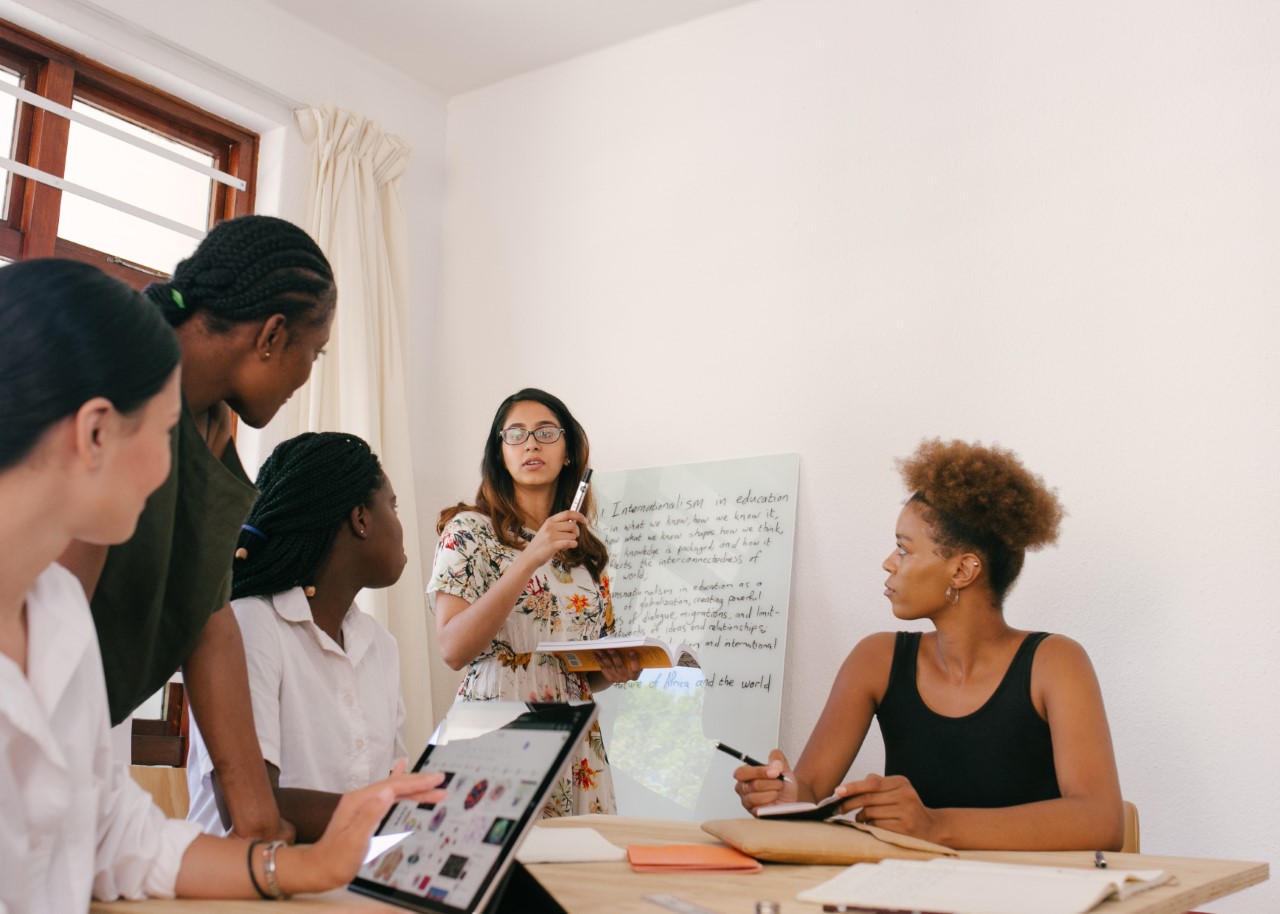 Picture of teachers working together